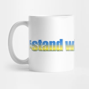 Tag stand with  Ukraine Mug